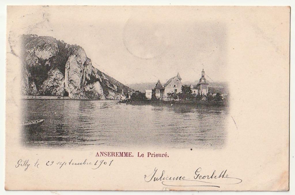 Anseremme Le Prieuré (1901), Envoi, Avant 1920, Affranchie, Namur