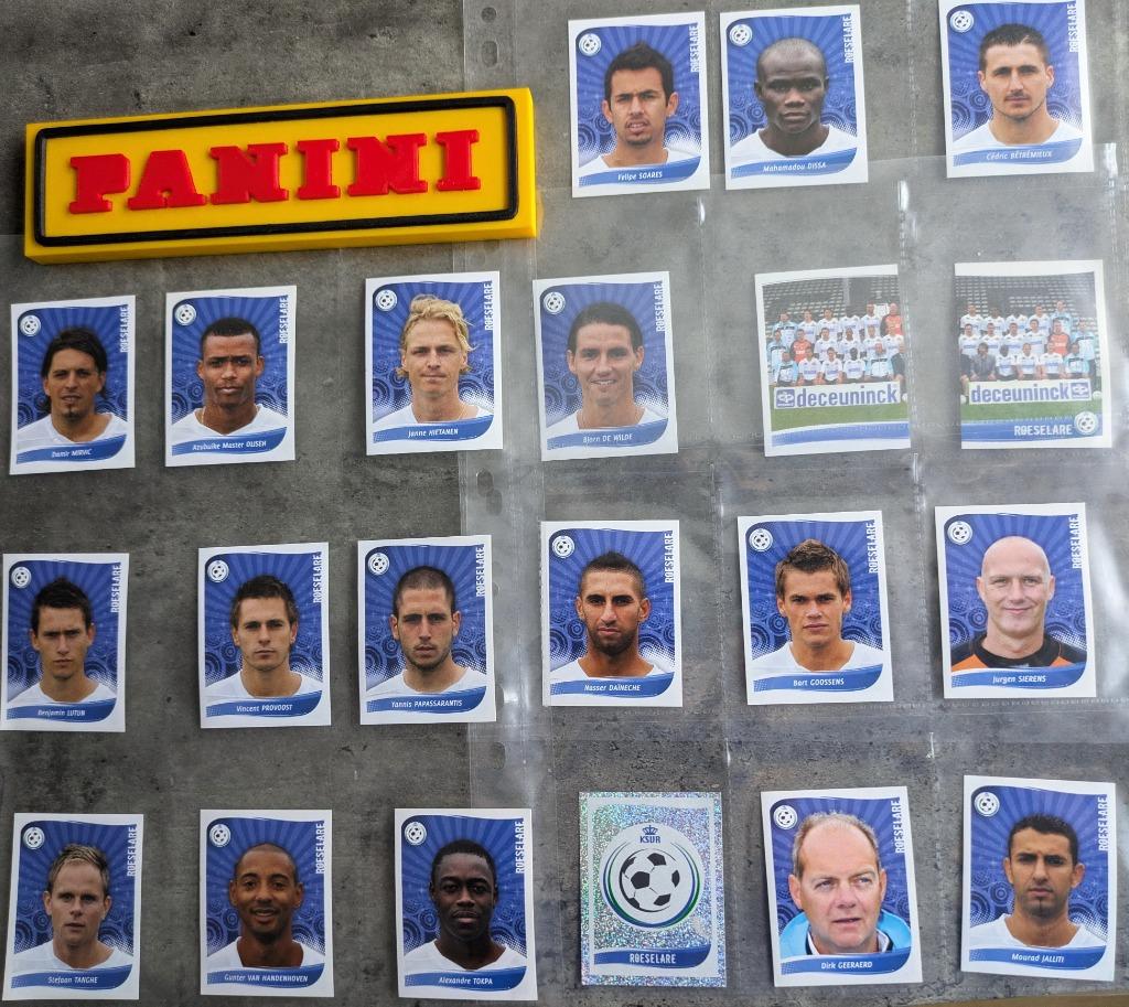 Panini football 2009 ROESELARE  21 voetbal stickers 2009, Verzenden, Nieuw
