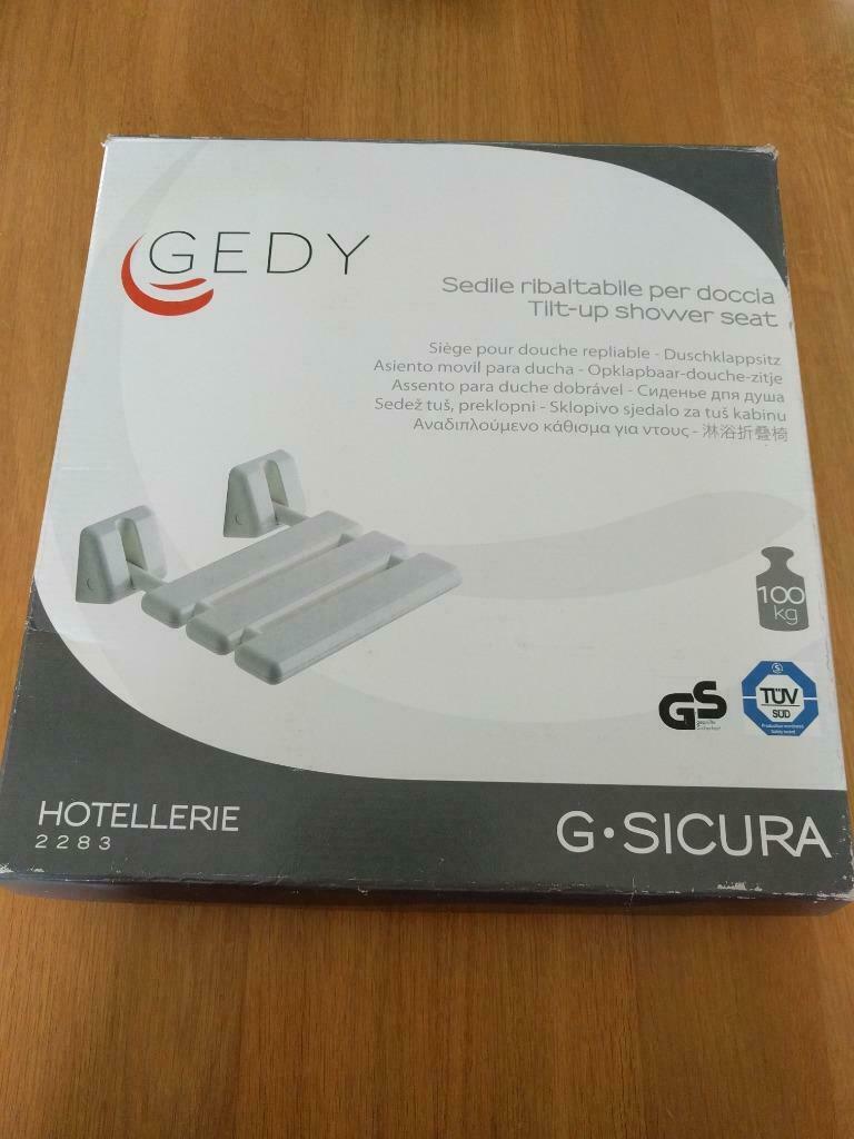 Gedy plooibare stoel voor douche; referentie 2283-02, Enlèvement, Comme neuf, Inox, Douche