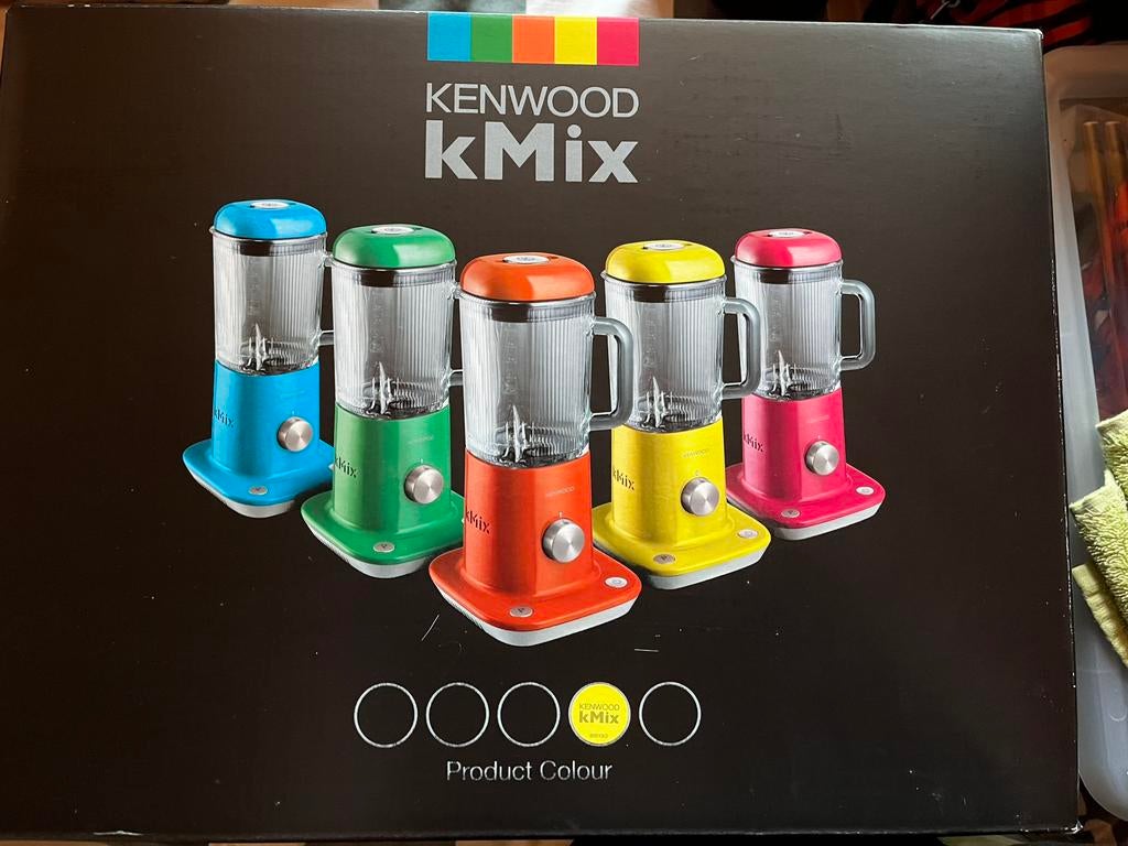 Blender kenwood kmix jaune, Ophalen, Nieuw