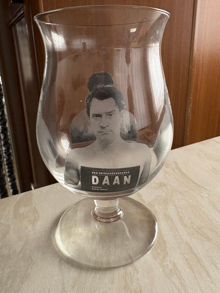 Duvel Daan bierglas, Ophalen of Verzenden, Nieuw, Glas of Glazen, Duvel