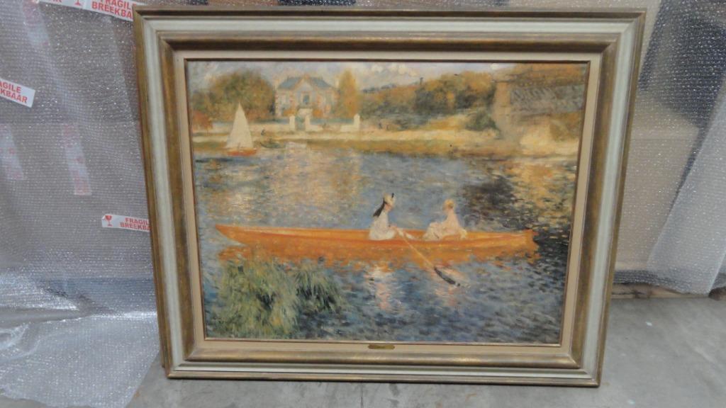 6 schilderijen Renoir,Monet, Gustav Klimt, etc, Enlèvement