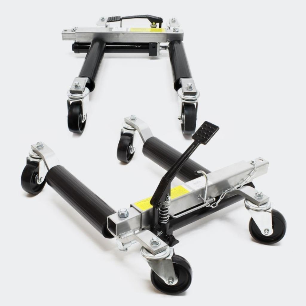 Twee Hydraulische auto movers (prijs voor 2 stuks), Verzenden