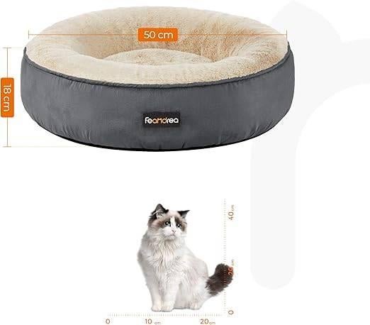 Lit pour chien | rond | LIVRAISON GRATUITE, Animaux & Accessoires, Paniers pour chiens, Neuf, -, -, Coton