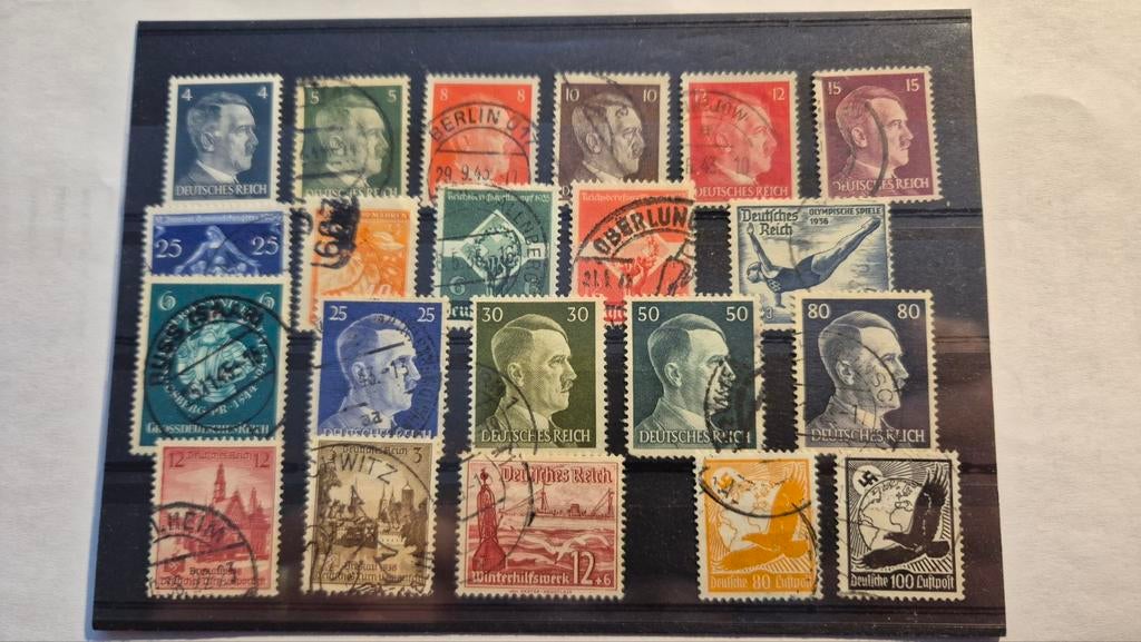 Lot Timbres WW2 Allemagne (1), Collections, Enlèvement ou Envoi, Armée de terre, Autres types