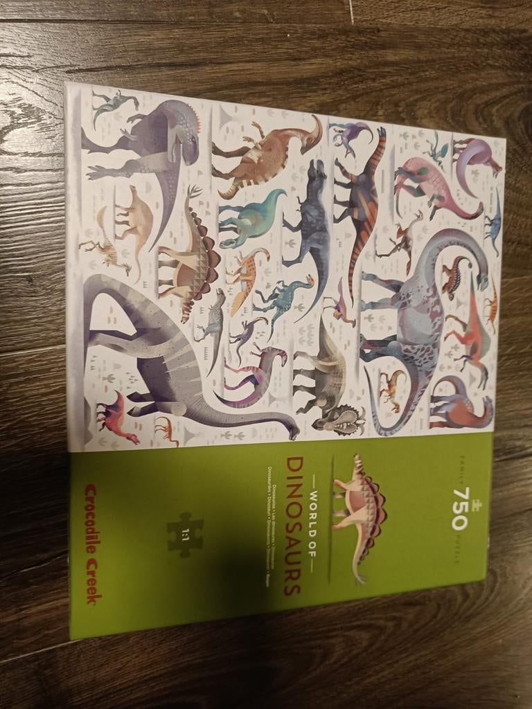 Dino puzzel 750 stuks crocodile creek, Enlèvement ou Envoi, Comme neuf