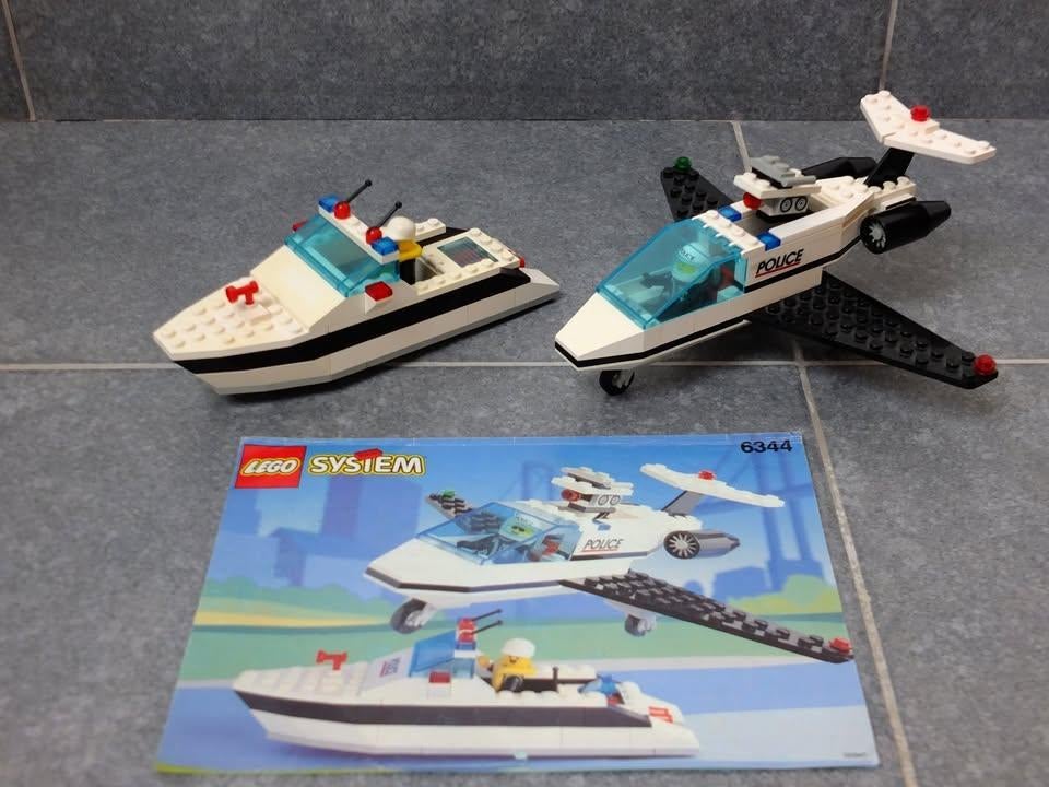 Lego System 6344 - Police (Jet Speed Justice), 1993, Kinderen en Baby's, Speelgoed | Duplo en Lego, Ophalen of Verzenden, Gebruikt
