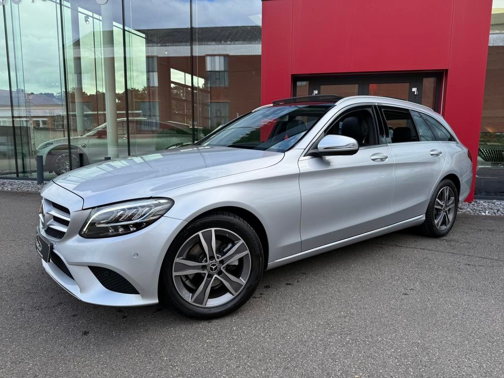 Mercedes C180 Break-2020/Line/Sfeer/Dodehoek/Pano/Camera/Led, Automaat, 1497 cc, 4 cilinders, Leder en Stof