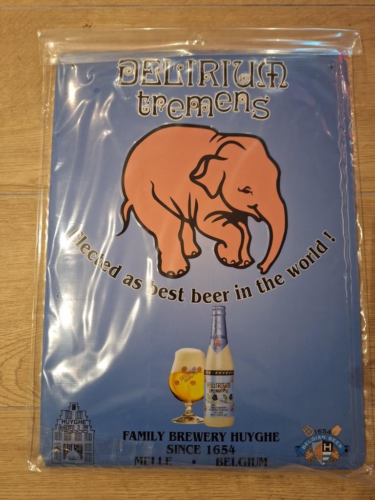 Reclameborden bier. Corsendonk, Stella Artois, Delirium, Ophalen of Verzenden, Stella Artois