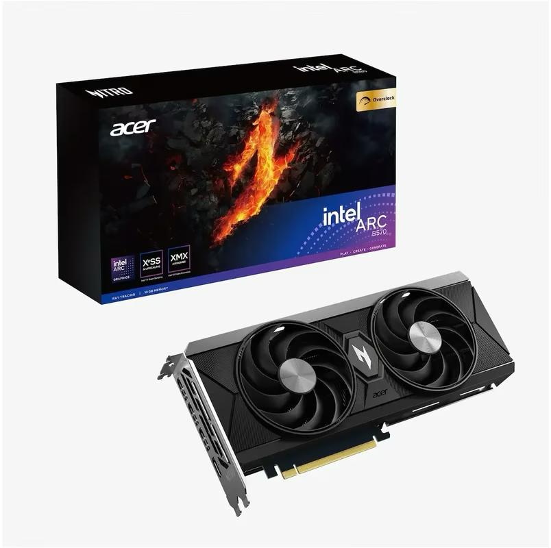 Acer arc b570, Computers en Software, Videokaarten, GDDR6, PCI-Express 4, Ophalen of Verzenden, HDMI