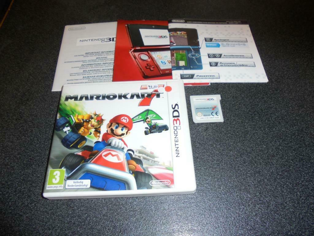 Nintendo 3DS Mario Kart 7 (orig-compleet), Enlèvement ou Envoi, Utilisé, À partir de 3 ans