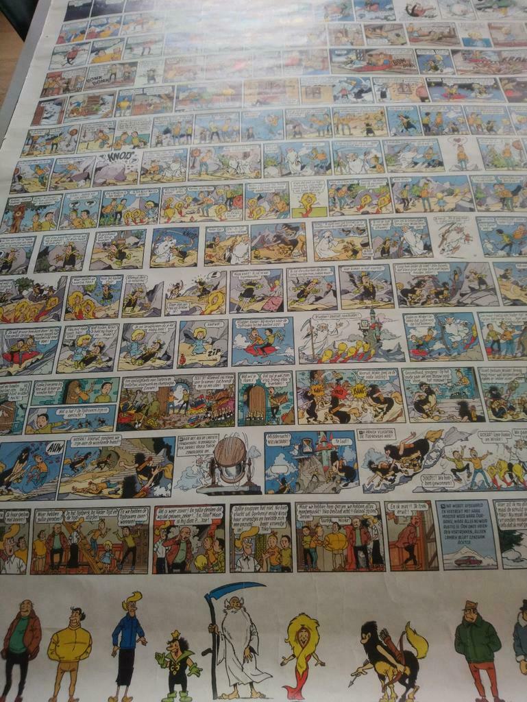 Suske en Wiske Affiche Toffe Tiko, Verzamelen, Ophalen, Suske en Wiske, Gebruikt