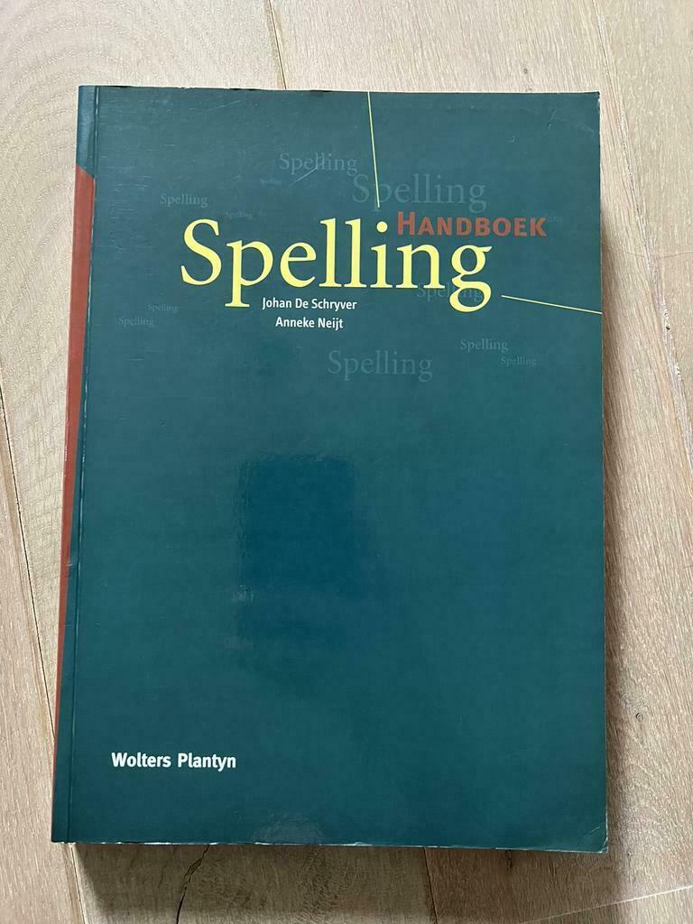 Handboek Spelling van Wolters Plantyn, Boeken, Studieboeken en Cursussen, Ophalen of Verzenden, Gelezen, Overige niveaus, Wolters Plantyn