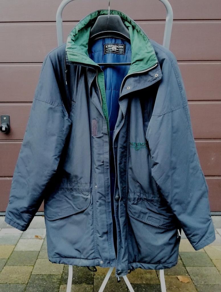 Tenson, winterjas, als nieuw, maat 48, blauw, Andere, Ophalen of Verzenden, Zo goed als nieuw, Maat 48/50 (M)