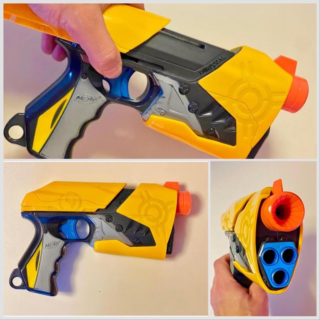 Nerf Dart Tag Sharp Shot Blaster - zo goed als nieuw, Ophalen, Zo goed als nieuw