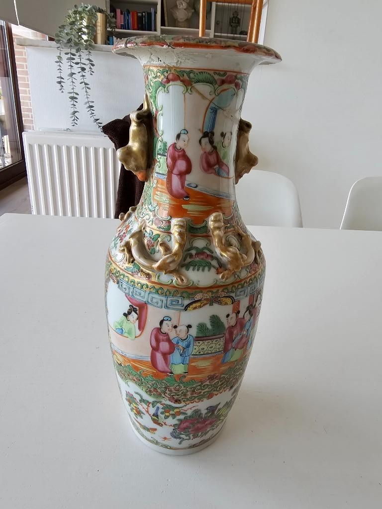 Vaas - Porselein - China, Ophalen of Verzenden