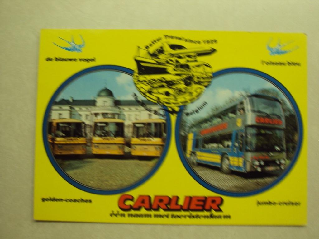 50763 - GROEP CARLIER - DE MOOISTE AUTOKARS VAN BELGIE, Collections, Envoi