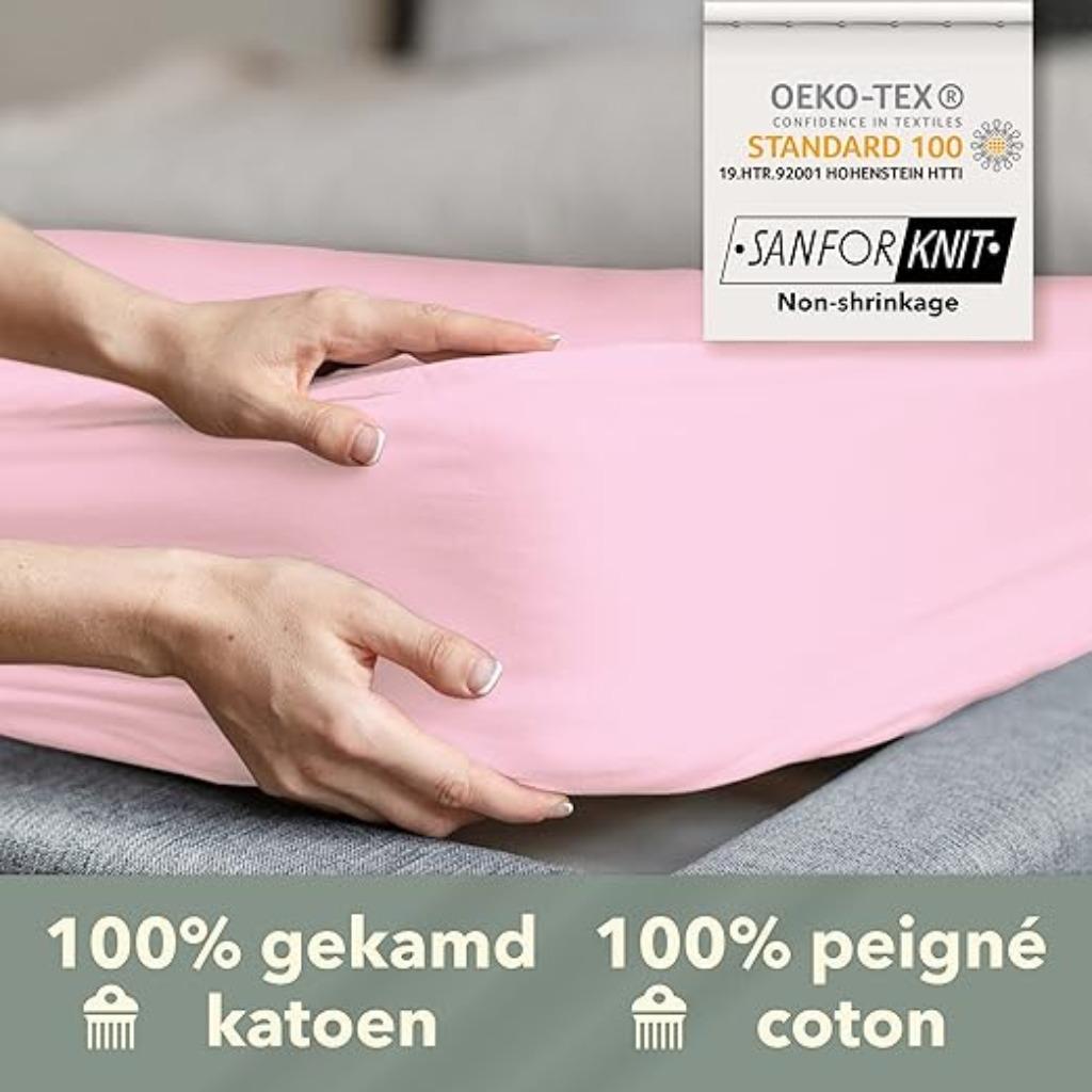 drap-housse | 160 x 200 cm | coton peigné | Nouveau, Neuf, Drap-housse ou Taie d'oreiller, -, Autres couleurs