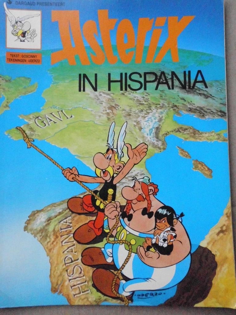 Asterix - Asterix in Hispania, Boeken, Gelezen, Goscinny, Eén stripboek, Ophalen of Verzenden