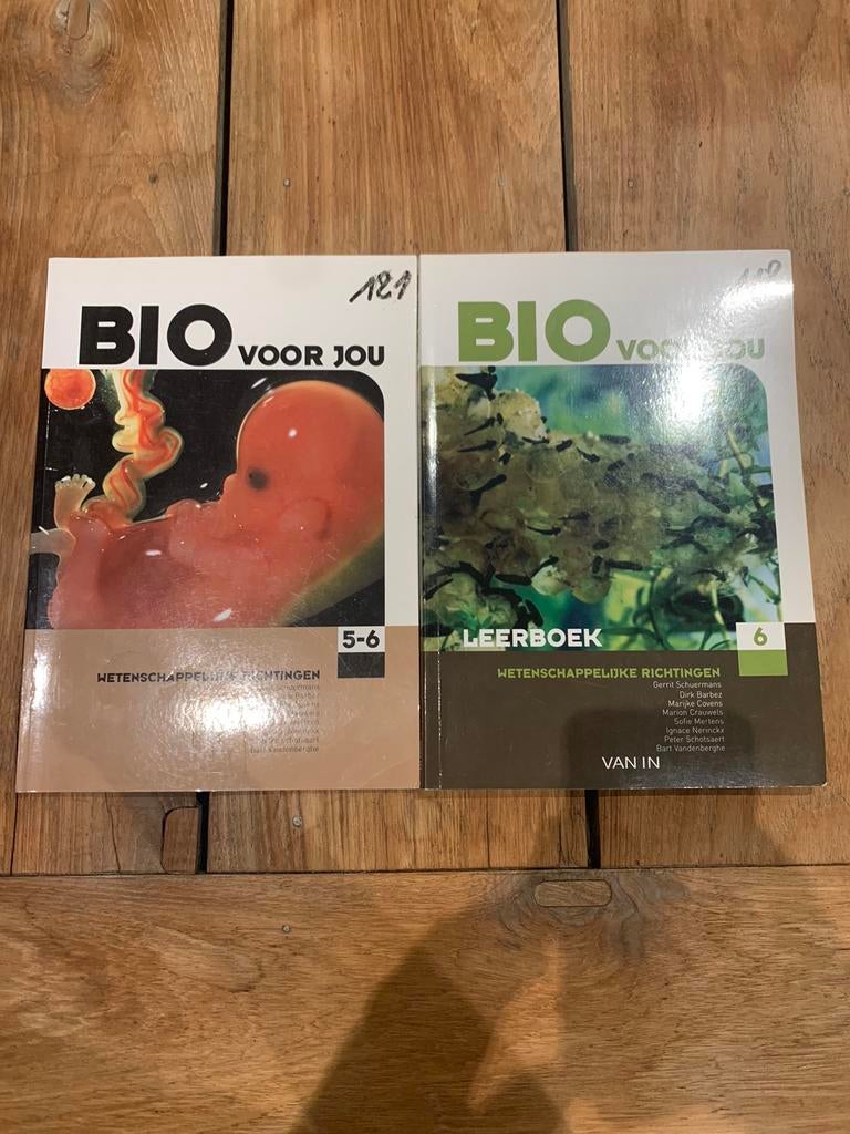 Biologie handboek Bio Voor Jou wetenschappelijke richtingen, Boeken, Ophalen, ASO, Biologie, Zo goed als nieuw