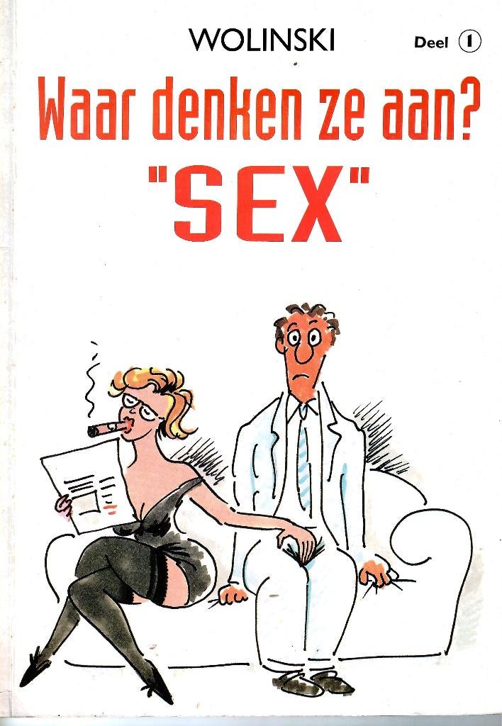 Wolinski deel 1 en deel 4., Livres, BD | Comics, Autres régions, Enlèvement ou Envoi, Utilisé, Plusieurs comics