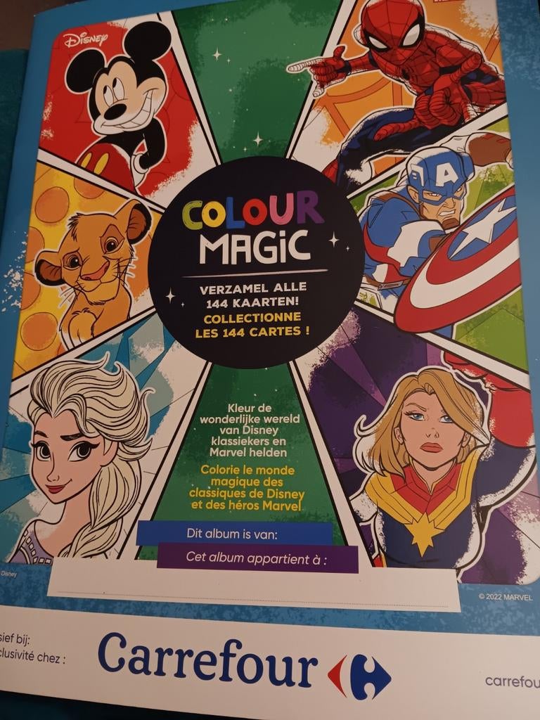 Disney carrefour kaarten zoekt nog veel kun je mij helpen i, Verzamelen, Verzenden, Zo goed als nieuw