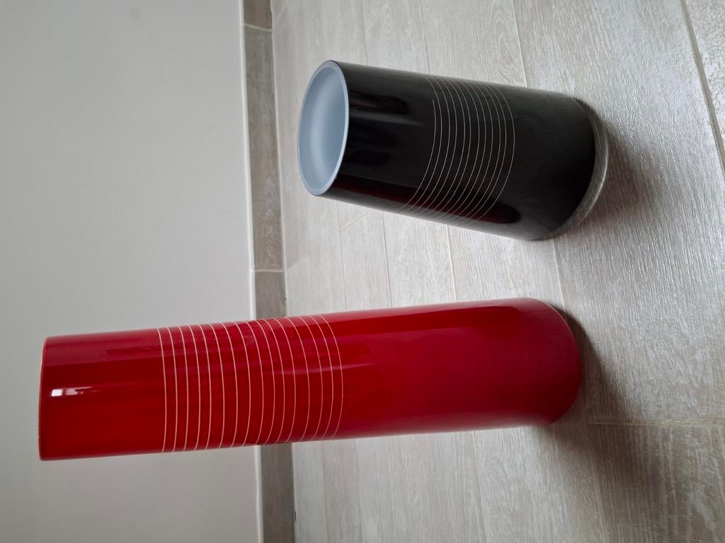 2 vases, Maison & Meubles, Enlèvement, Comme neuf, Rouge