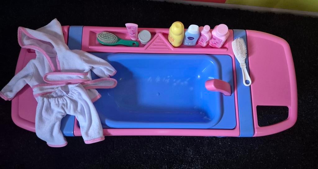 Retro poppenbadje met accessories, Ophalen, Gebruikt, Overige typen