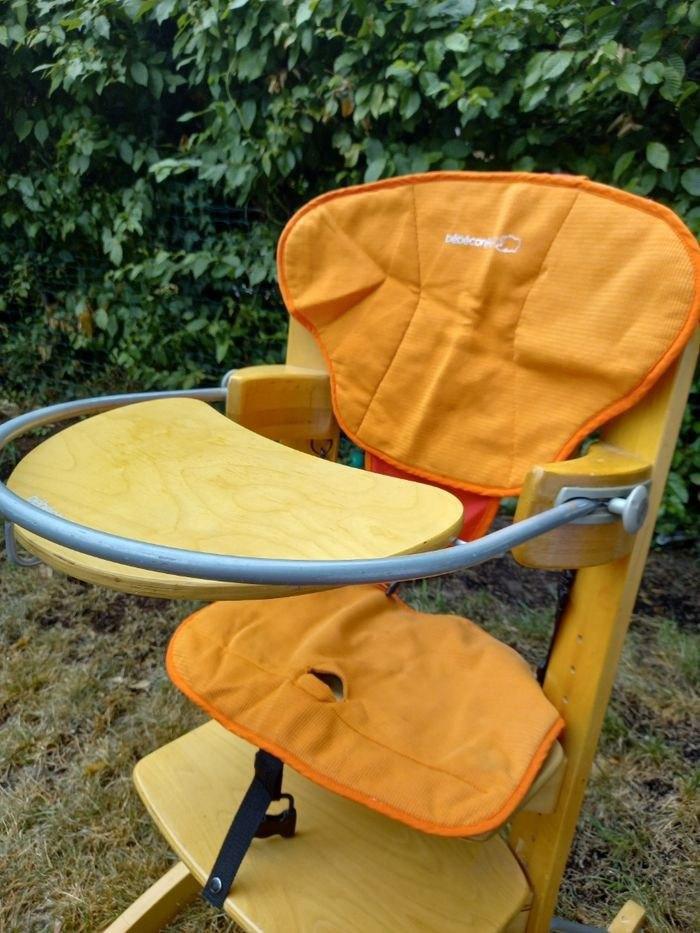 Chaise haute STOKKE evolutive trip trap tablette amovible, Ophalen, Zo goed als nieuw, Meegroeistoel