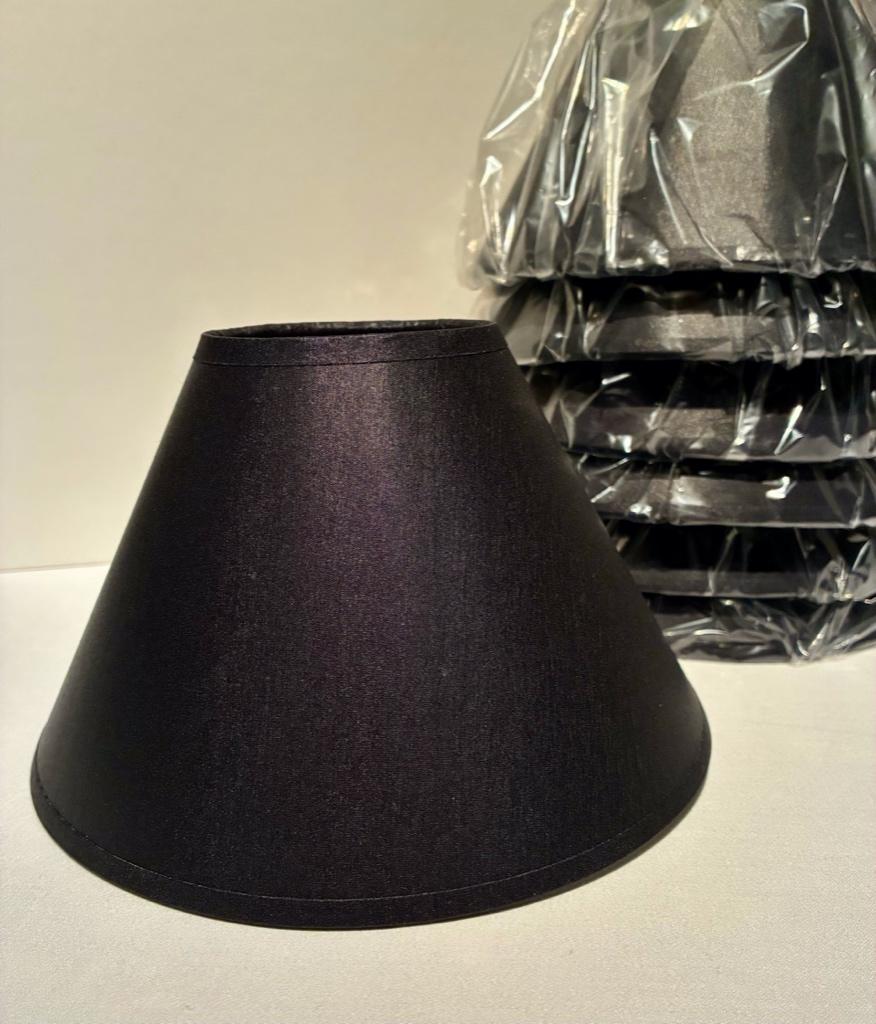Lot de 11 nouveaux petits abat-jour., Enlèvement ou Envoi, Neuf, Noir, Autres formes