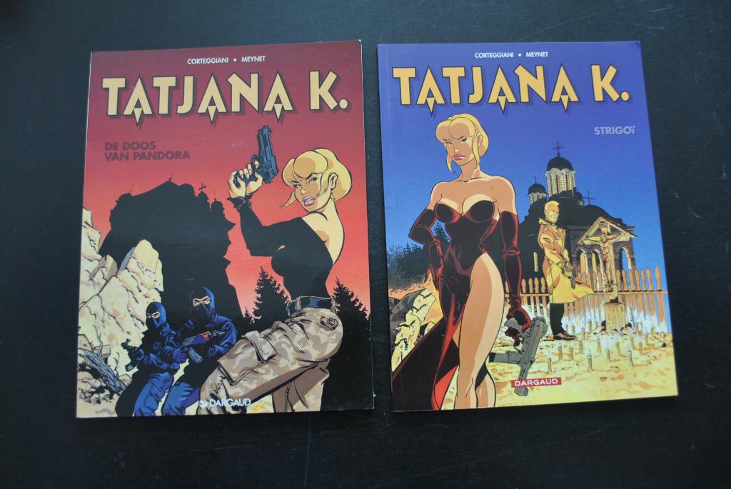 Meynet Tatjana K Deel 1 De Doos van Pandora & 2 Strigoï, Boeken, Stripverhalen, Ophalen of Verzenden