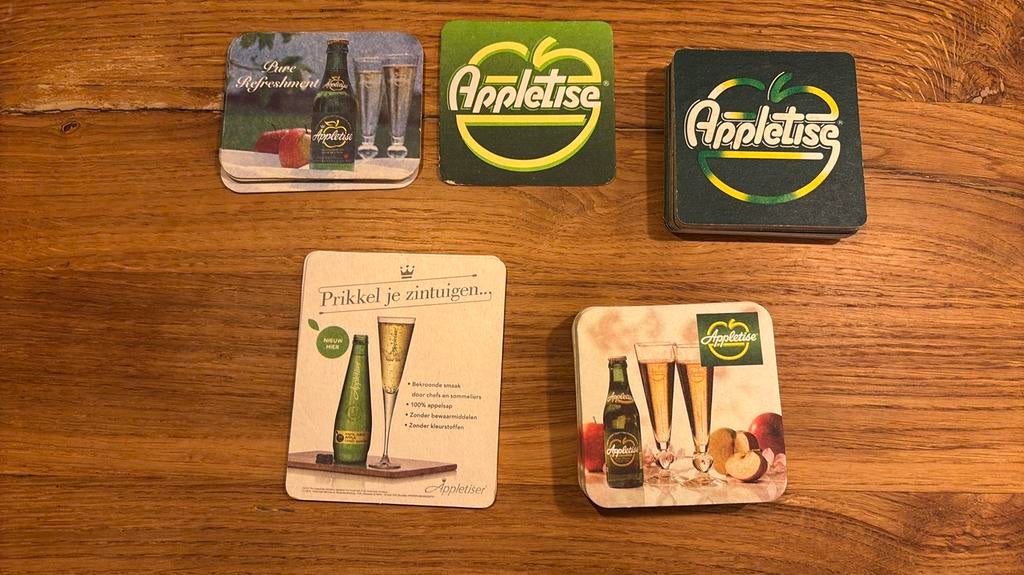 Bierviltjes Appletise, Ophalen of Verzenden