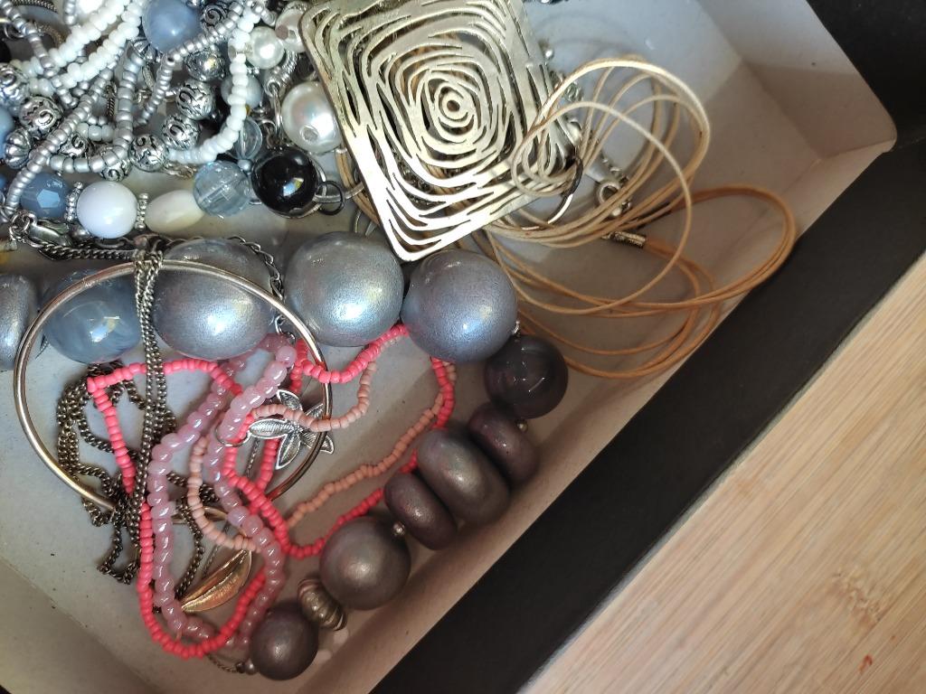 Schitterende fancy ketting, Overige materialen, Verstelbaar, Zwart, Ophalen of Verzenden