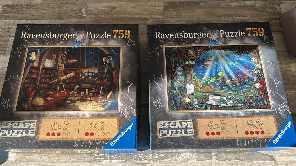 Escape puzzel 2 stuks, Ophalen