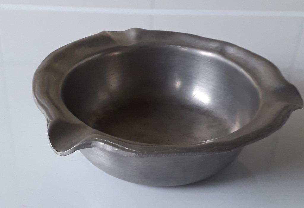 Tinnen asbak, Ophalen of Verzenden