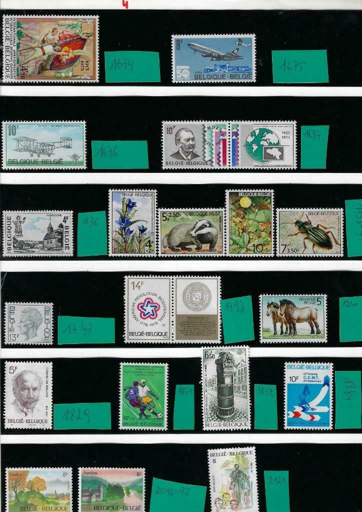 timbres Feuille de collection MNH Belgique, Timbres & Monnaies, Timbres | Europe | Belgique, Sans timbre, Enlèvement ou Envoi