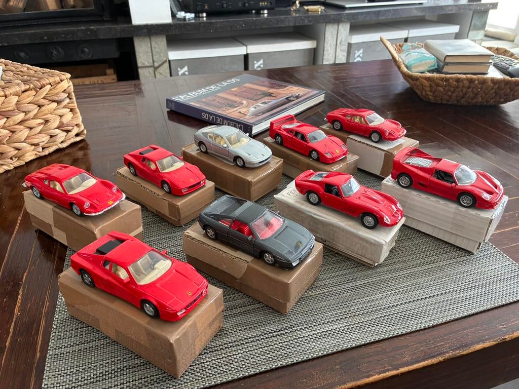 lot collection Ferrari maisto 1/36 1/38 1/39, Enlèvement, Utilisé, Voiture