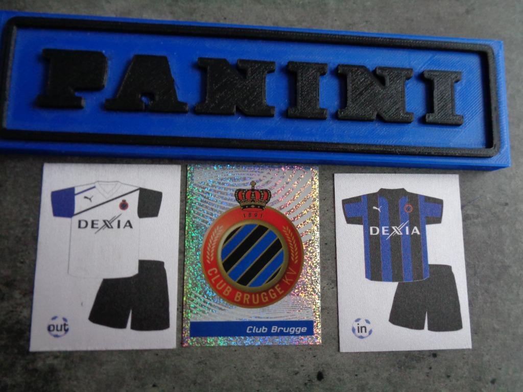 PANINI FOOTBALL 2012  CLUB BRUGGE 3 STICKERS, Verzenden, Nieuw
