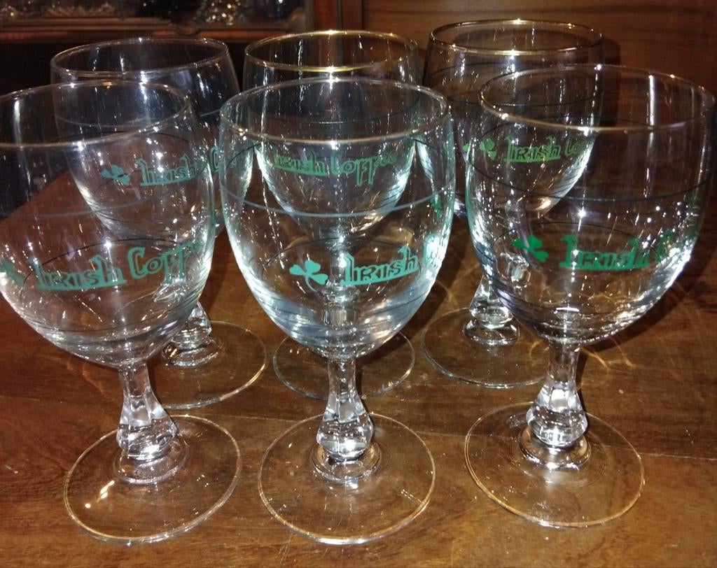 Ensemble de 6 verres à café irlandais avec graduations, Enlèvement ou Envoi, Comme neuf