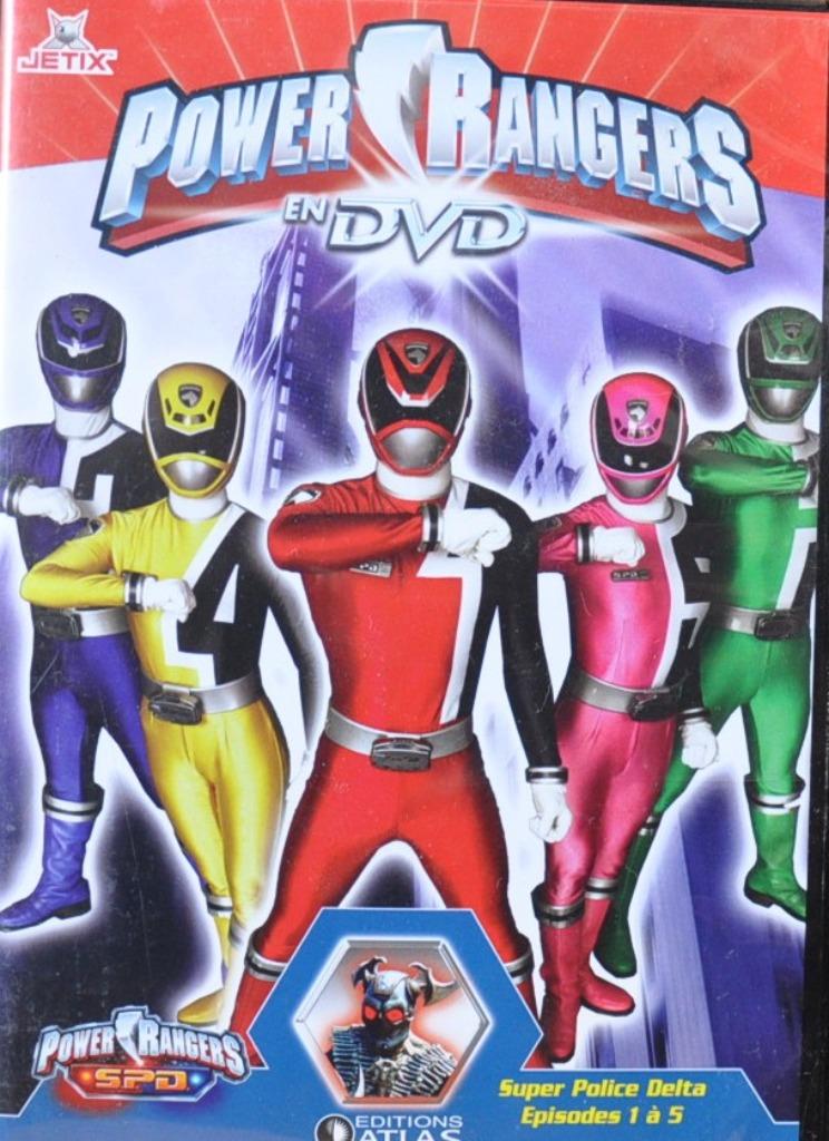 dvd power rangers episodes 1 à 5 (x20276), Cd's en Dvd's, Ophalen of Verzenden, Gebruikt, Actie en Avontuur