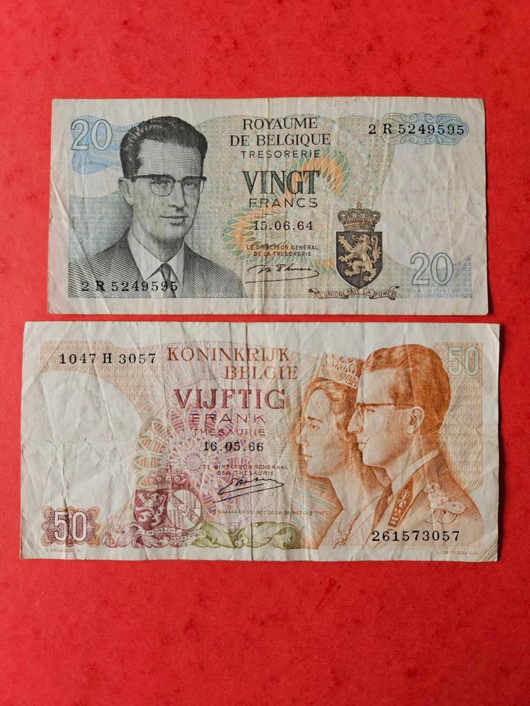 Coffret Belgique 20 et 50 francs, Enlèvement ou Envoi, Série