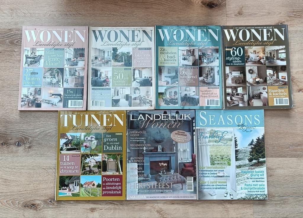 Magazines Landelijk Wonen, Boeken, Ophalen, Zo goed als nieuw