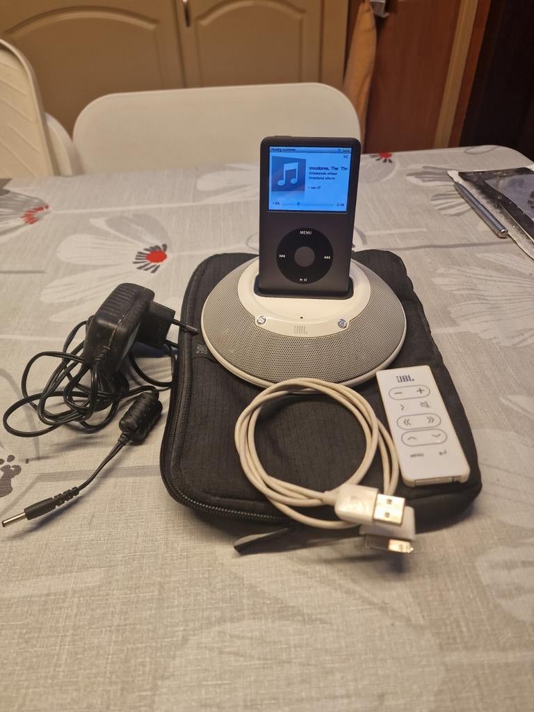 Ipod 160gb met Jbl dock, Ophalen, Gebruikt