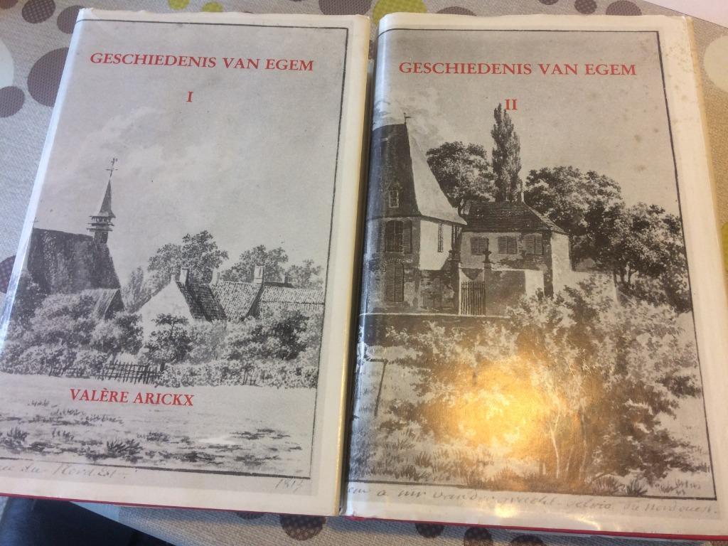 Geschiedenis van Egem I - II door Valére Arickx, Ophalen of Verzenden, 17e en 18e eeuw, Gelezen, Valére Arickx