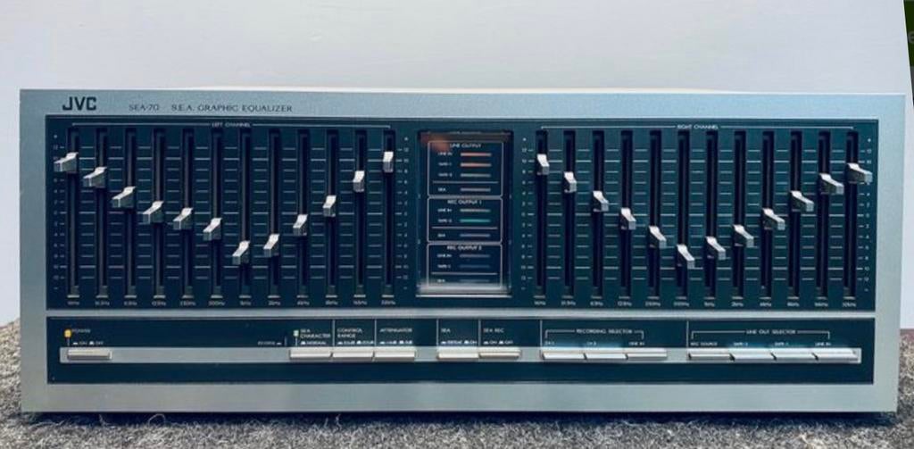 JVC SEA70 equalizer, TV, Hi-fi & Vidéo, Chaîne Hi-fi, Enlèvement, Utilisé, JVC, Composants en vrac