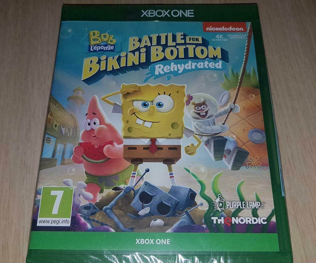 Bob l'éponge : Bataille pour Bikini Bottom NEUF, Consoles de jeu & Jeux vidéo, Enlèvement ou Envoi, Neuf