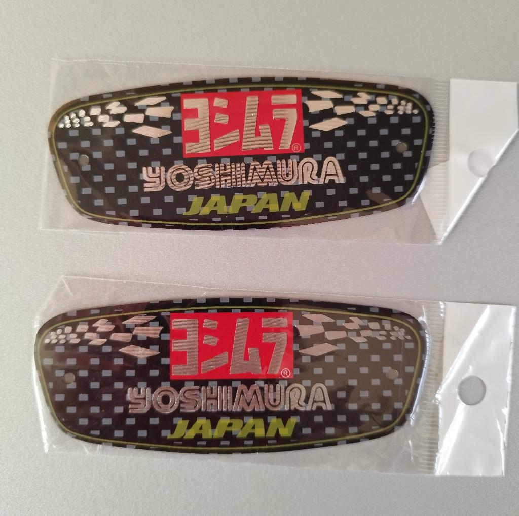 Twee nieuwe Yoshimura uitlaat stickers en sponsor stickers, Enlèvement ou Envoi