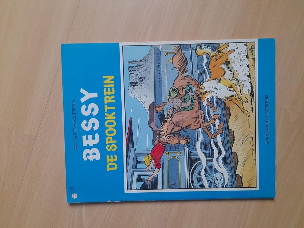 Bessy n 122 - Le train fantôme - 1ère édition, Willy Vandersteen, Une BD, Enlèvement, Utilisé