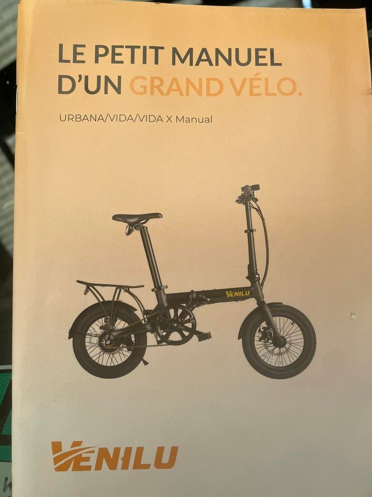 Venilu Vida Urbana witte vouwfiets, Ophalen of Verzenden, Zo goed als nieuw, Versnellingen