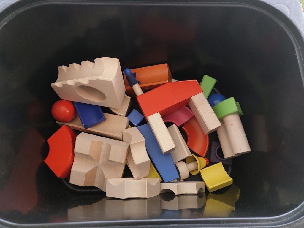 Houten knikkerbaan, Kinderen en Baby's, Ophalen, Zo goed als nieuw